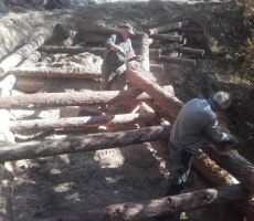 Posebna tehnika vezav tramov 