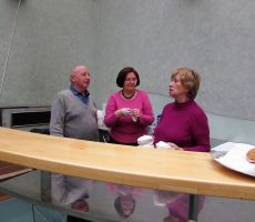 Lojzka,Zdenka in Maks so poskrbeli za pogostitev