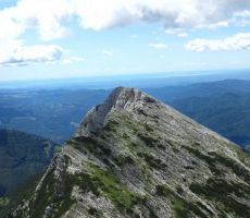 Žabijski kuk z morjem v ozadju