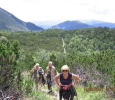 nekateri so se povzpeli proti Škrbini 