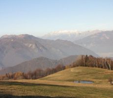 pogled na Krnsko in Kaninsko pogorje