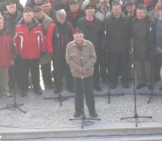 še živečih udeleženec Dražgoške bitke 98. letni Franc Čopi-Borotin