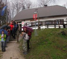 ob povratku z vrha še ena gasilska