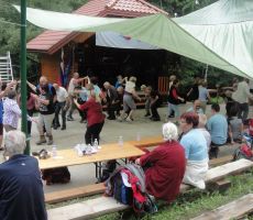 po uradnem delu se je druščina lepo razživela