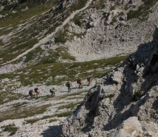 skupina s Triglava prihaja