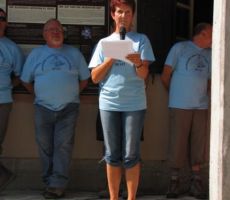 pozdrave je prinesla tudi podpredsednica PD Tolmin Cvetka Jug