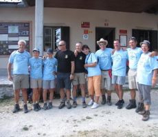 skupina s Triglava ni bila videti nič utrujena