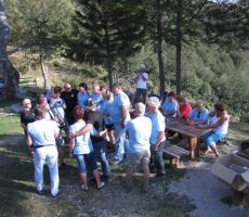 harmonikaš je naredil pravo vzdušje