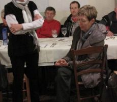 Cvetka in Mara sta prinesli pozdave s PD Tolmin...