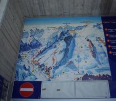 na spodnji postaji žičnice smo si ogledali, kje smo bili