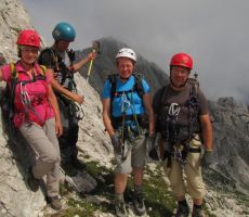 še zadnje poziranje pred vstopom v steno...