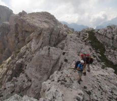 prehodili smo kar lep del poti...