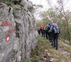 Krožna pot okoli Kamenjaka, 835 m (Gorski kotar - Hrvaška) - četrtek, 12. september 2013