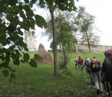 proti Sv. Štandrežu, kjer smo si spet nabrali moči za nadaljno pot...