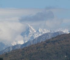 na poti so se nam razkrile nove gore...