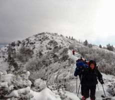 kjer sta jih pričakala močan veter...