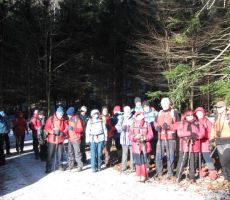 Druga skupina se je odpravila po lažji poti...