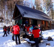 kjer smo se pridružili ostalim, ki niso šli naprej proti vrhu.