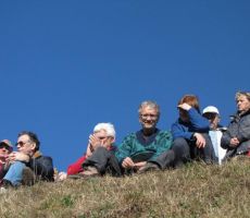 naša skupina, ki se je pripeljala z avtobusom...