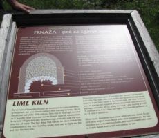 kjer so žgali kamenje za apno...