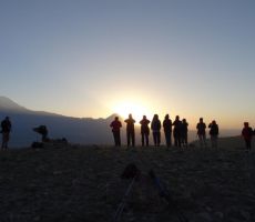 Sončni vzhod med velikim in malim Araratom 