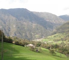 in pogled v dolino na Koritnico...