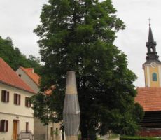 glavni trg v Podsredi...