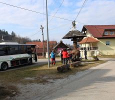 Pred odhodom proti domu