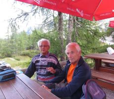 Najstarejša udeleženca -Stanko Dolenc in Stanko Jaki