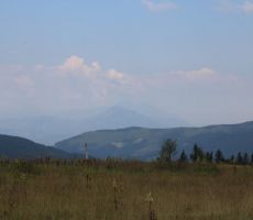 Uršlja gora in Peca v daljavi