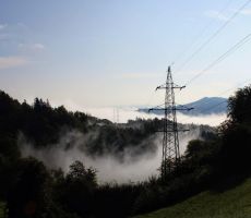 Meglice se vzdigujejo