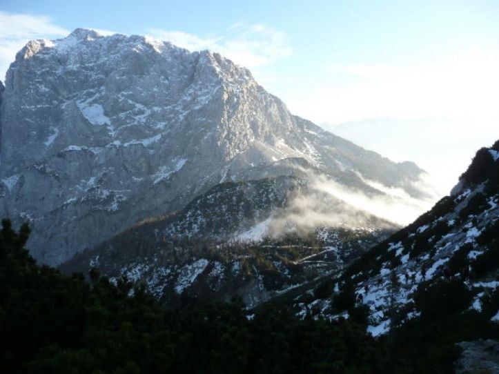 Na Vršiču in Slemenu v nedeljo, 22. novembra 2009