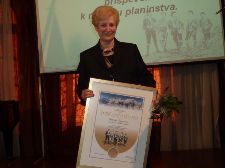 Svečana podelitev najvišjih priznanj Planinske zveze Slovenije - Koper, 7. december 2013