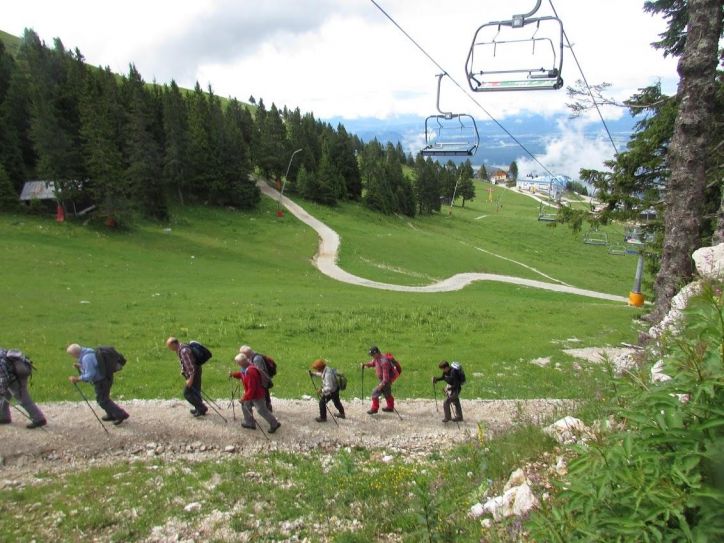 Izlet na Krvavec z Brežiškimi  Torkarji 14.junija 2018